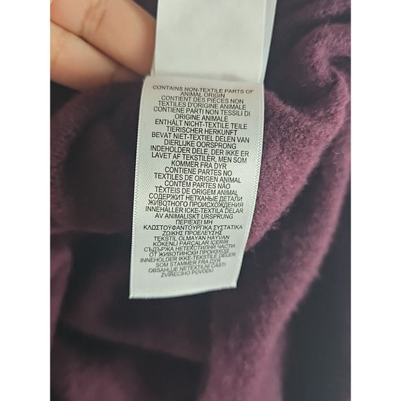 Rugby Ralph Lauren Wool Cashmere Suede Elbow Patch Preppy Tunic Sweater Dress S - Picture 11 of 16